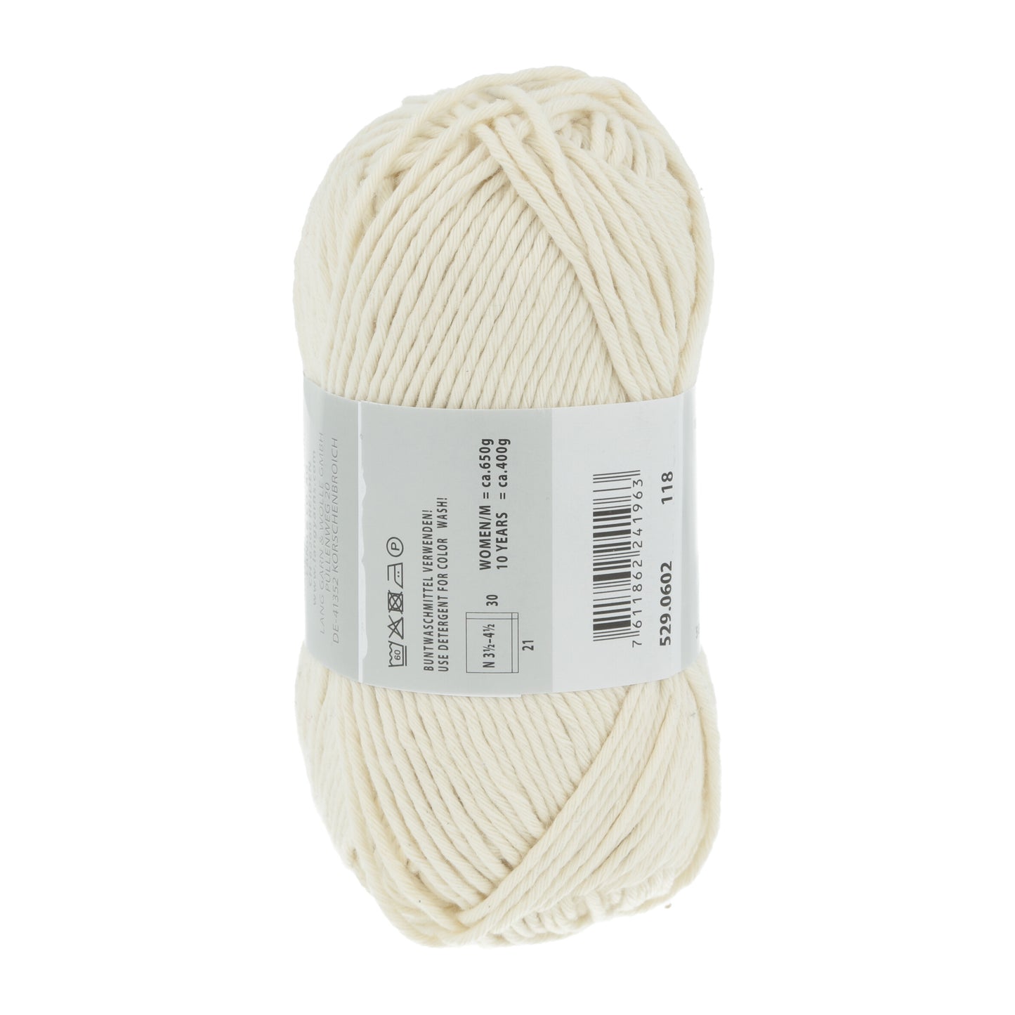 Lang Yarns Handarbeitsgarn 602 Egg White