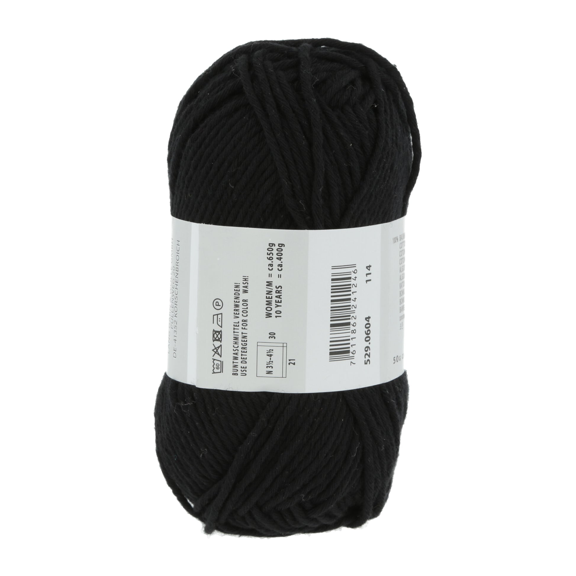 Lang Yarns Handarbeitsgarn 604 Black