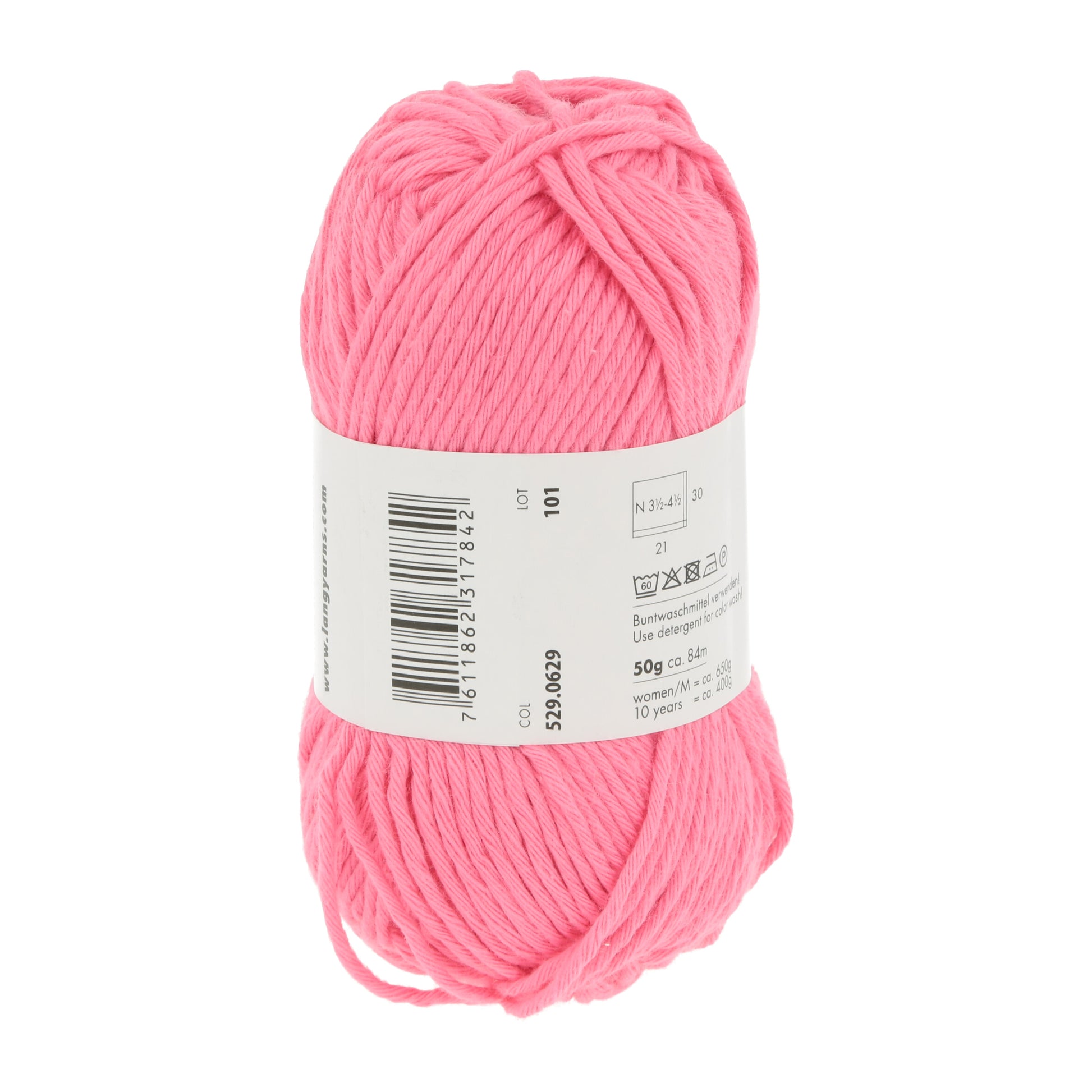Lang Yarns Handarbeitsgarn 629 Chewing Gum