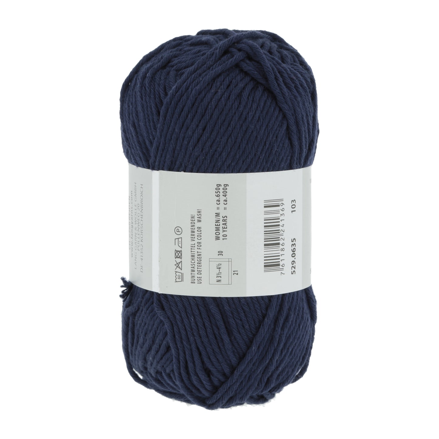 Lang Yarns Handarbeitsgarn 635 Blue Marine