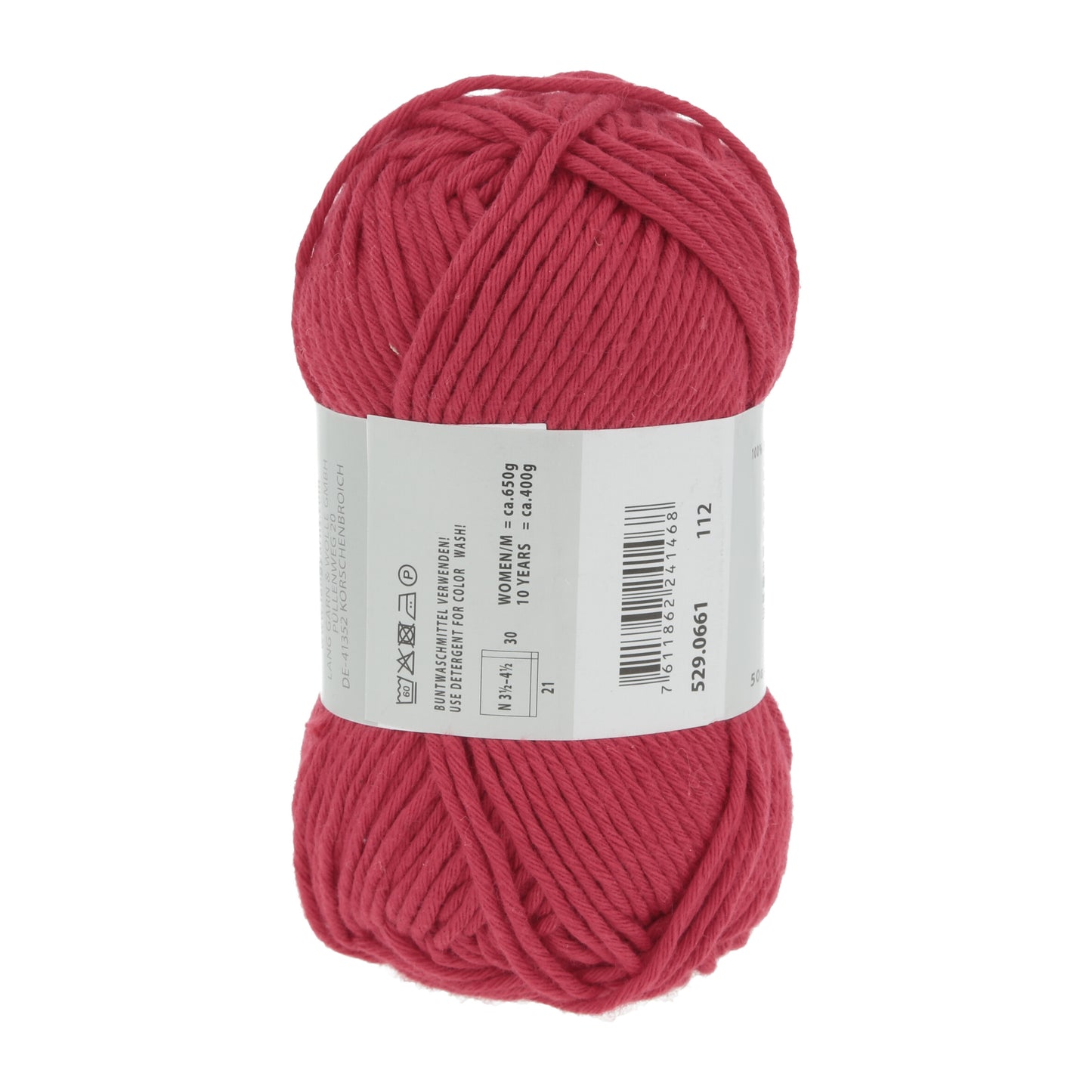 Lang Yarns Handarbeitsgarn 661 Red