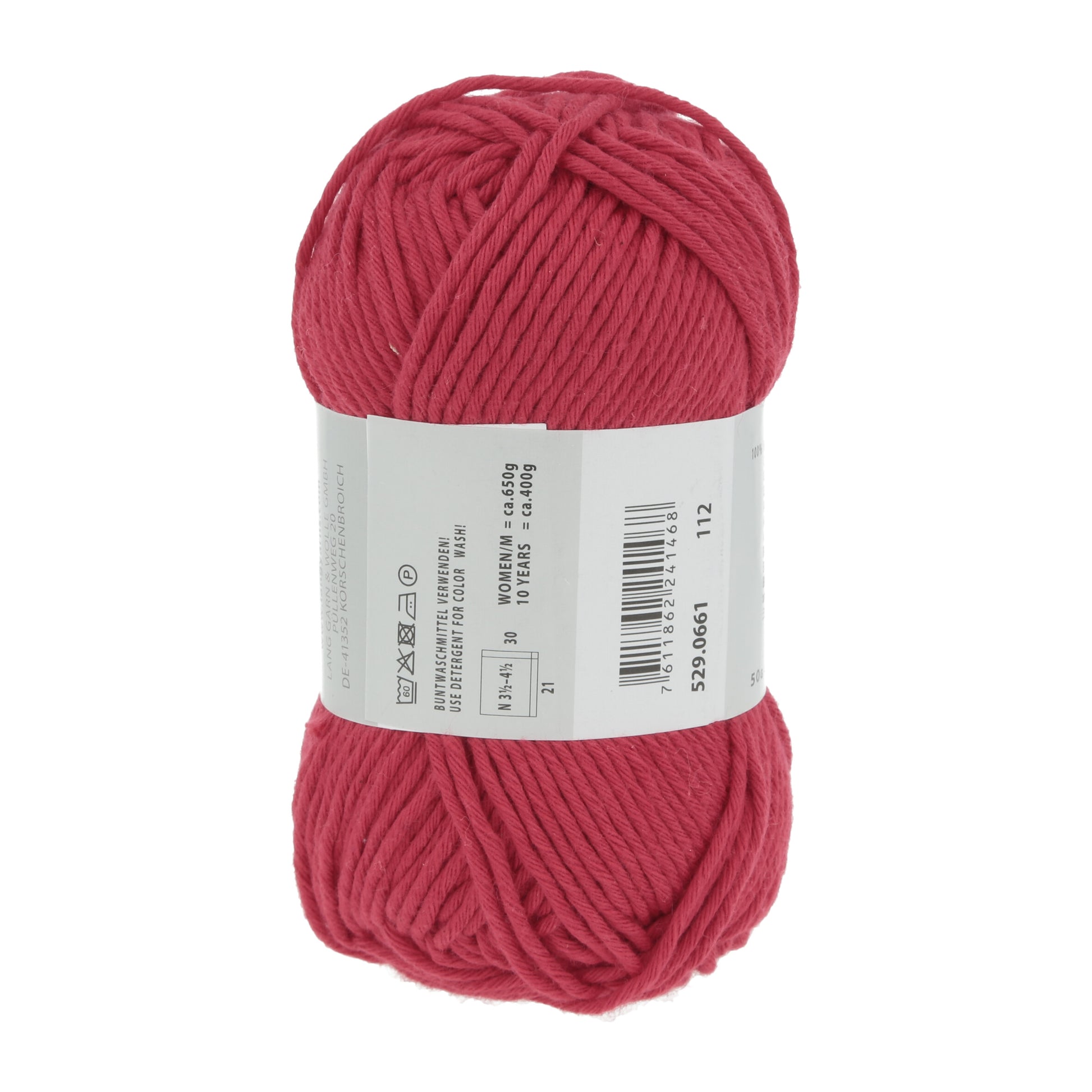 Lang Yarns Handarbeitsgarn 661 Red