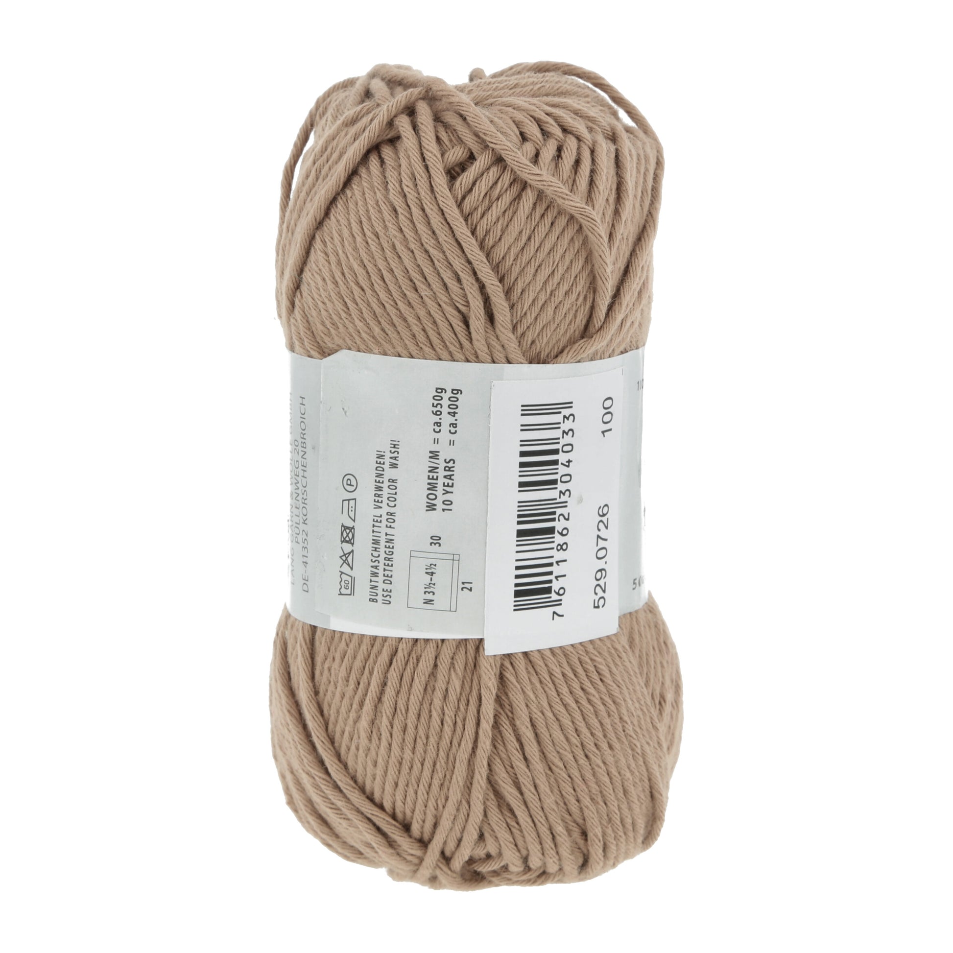Lang Yarns Handarbeitsgarn 726 Chocolate Cream
