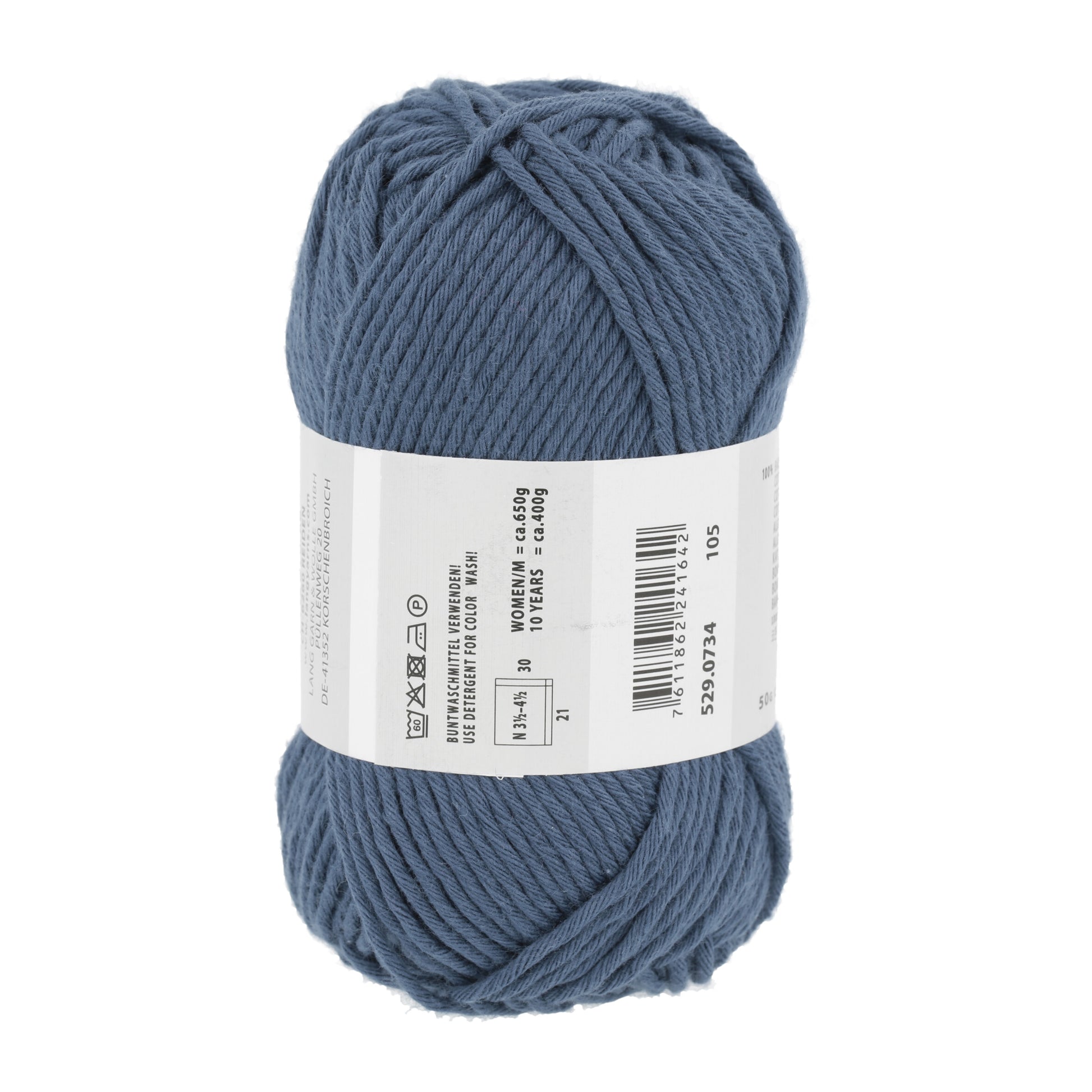 Lang Yarns Handarbeitsgarn 734 Dark Jeans