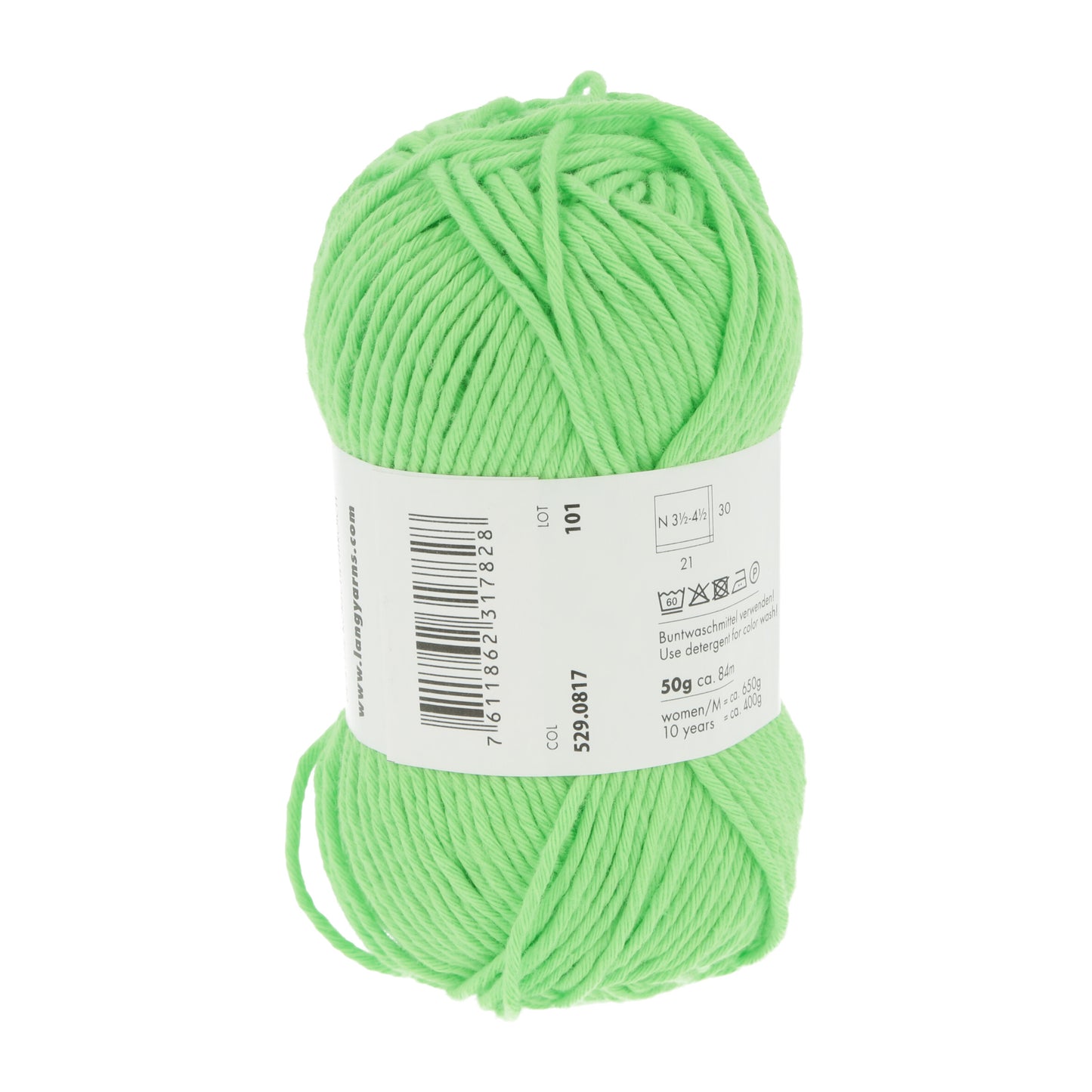 Lang Yarns Handarbeitsgarn 817 Bright Green