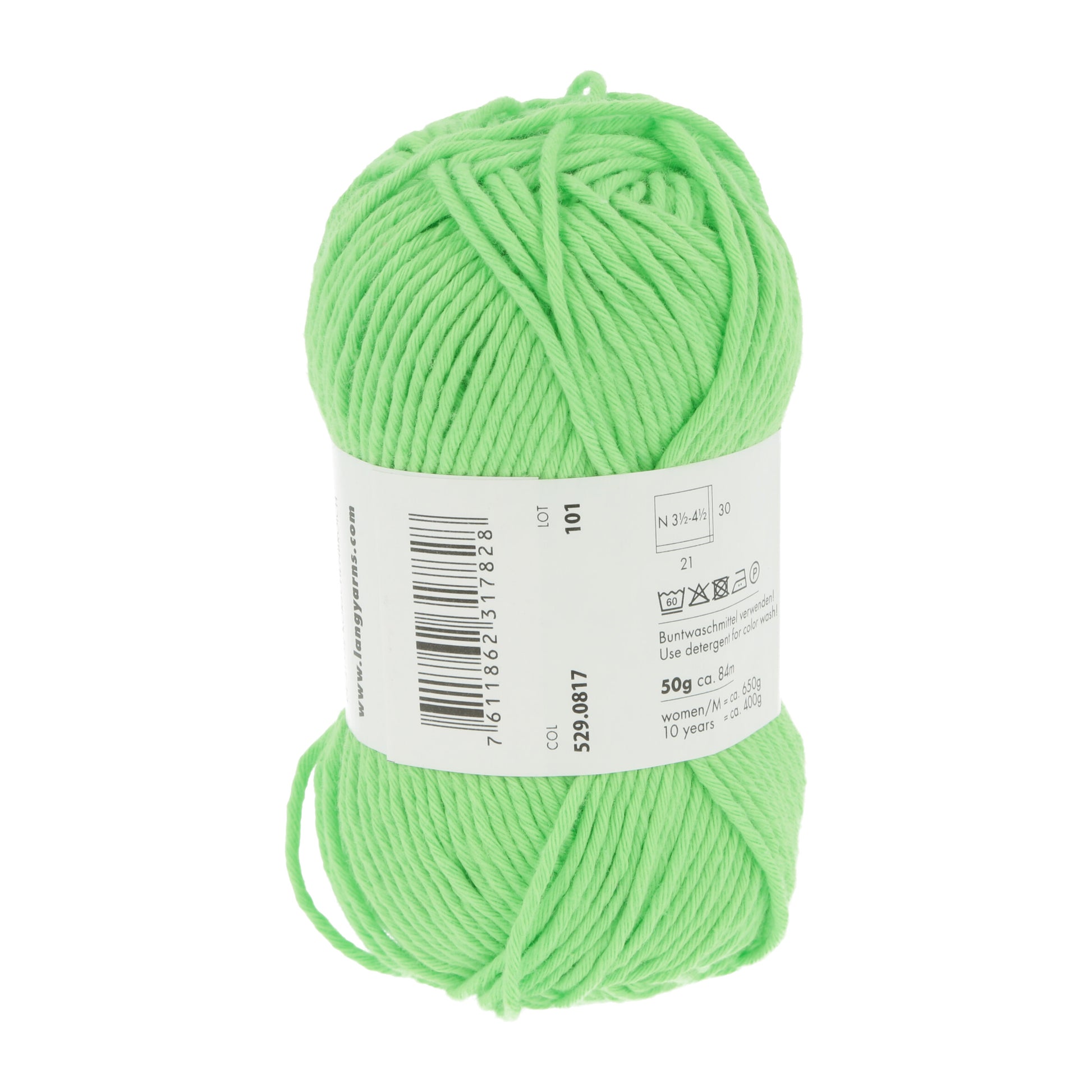 Lang Yarns Handarbeitsgarn 817 Bright Green