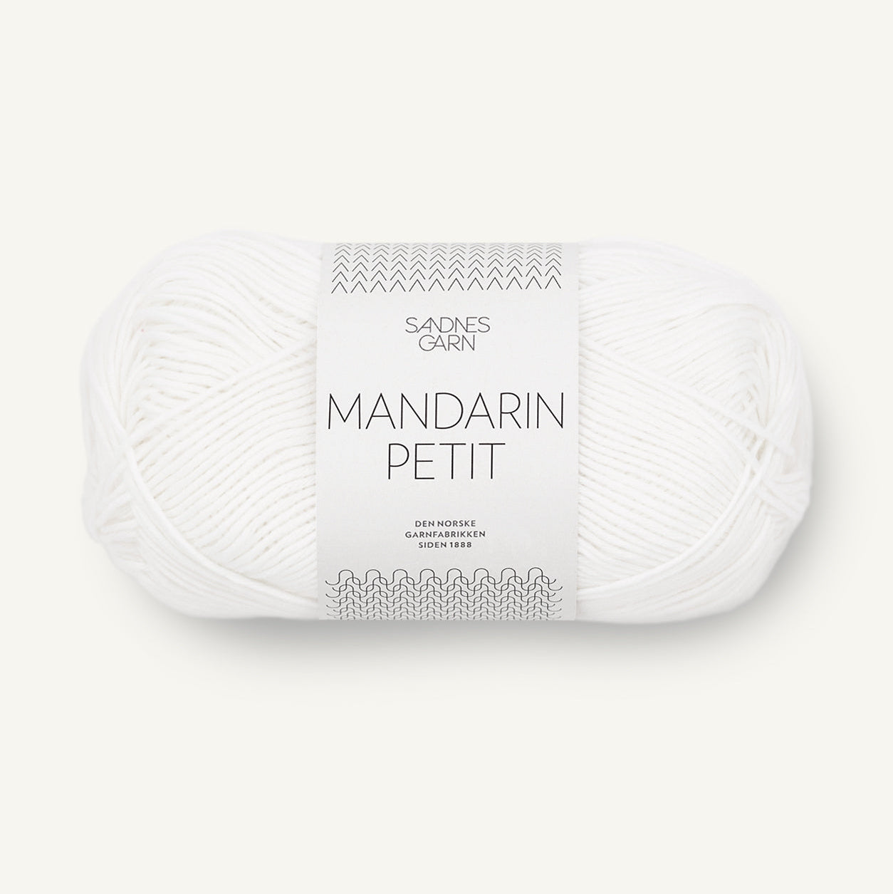 Sandnes Mandarin Petit 1001 Optisk Hvit